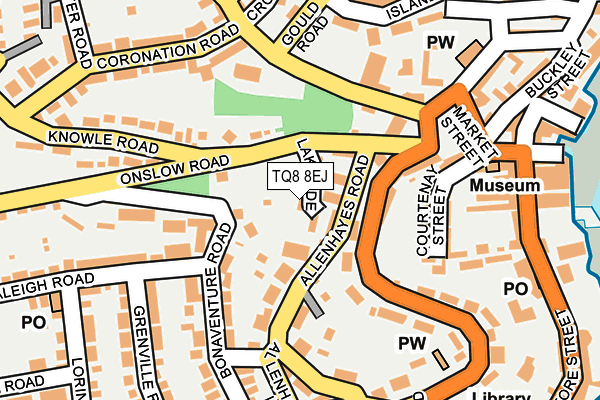 TQ8 8EJ map - OS OpenMap – Local (Ordnance Survey) TQ8 8EJ map - OS OpenMap – Local (Ordnance Survey)