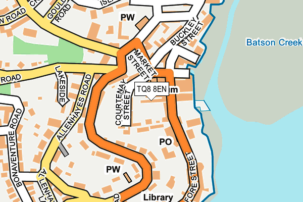 TQ8 8EN map - OS OpenMap – Local (Ordnance Survey) TQ8 8EN map - OS OpenMap – Local (Ordnance Survey)