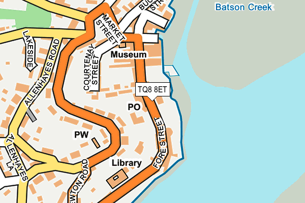 TQ8 8ET map - OS OpenMap – Local (Ordnance Survey) TQ8 8ET map - OS OpenMap – Local (Ordnance Survey)
