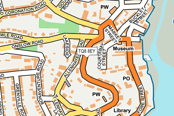 TQ8 8EY map - OS OpenMap – Local (Ordnance Survey) TQ8 8EY map - OS OpenMap – Local (Ordnance Survey)
