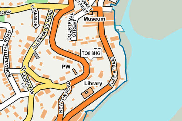 TQ8 8HG map - OS OpenMap – Local (Ordnance Survey) TQ8 8HG map - OS OpenMap – Local (Ordnance Survey)