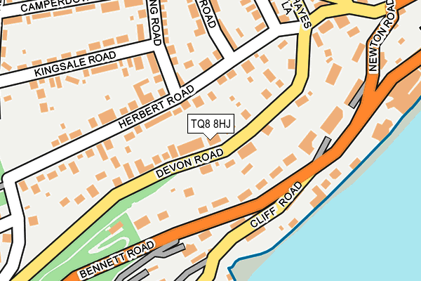 TQ8 8HJ map - OS OpenMap – Local (Ordnance Survey) TQ8 8HJ map - OS OpenMap – Local (Ordnance Survey)