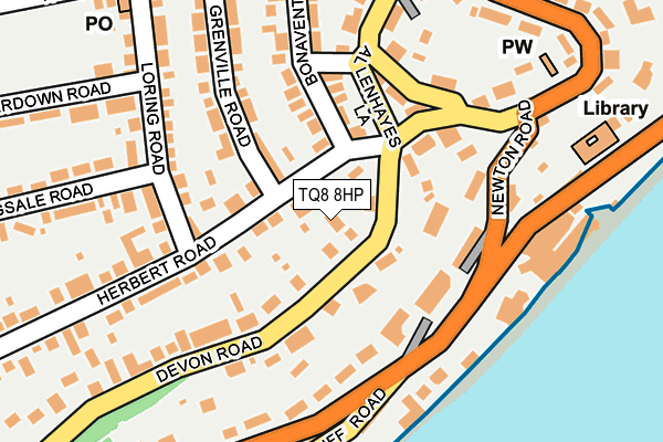 TQ8 8HP map - OS OpenMap – Local (Ordnance Survey) TQ8 8HP map - OS OpenMap – Local (Ordnance Survey)