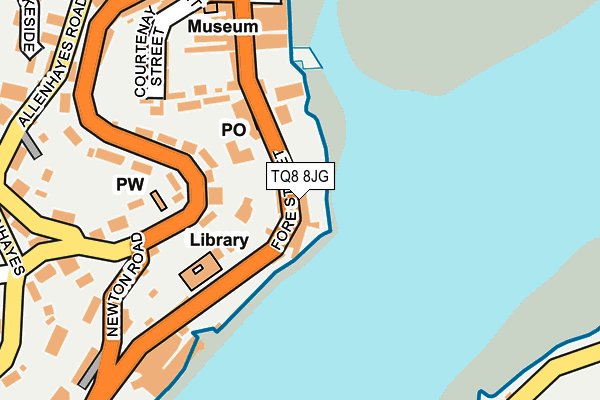 TQ8 8JG map - OS OpenMap – Local (Ordnance Survey) TQ8 8JG map - OS OpenMap – Local (Ordnance Survey)