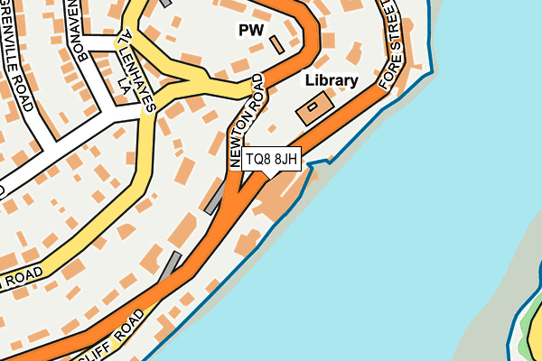 TQ8 8JH map - OS OpenMap – Local (Ordnance Survey) TQ8 8JH map - OS OpenMap – Local (Ordnance Survey)