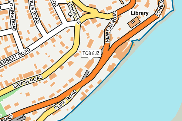 TQ8 8JZ map - OS OpenMap – Local (Ordnance Survey) TQ8 8JZ map - OS OpenMap – Local (Ordnance Survey)