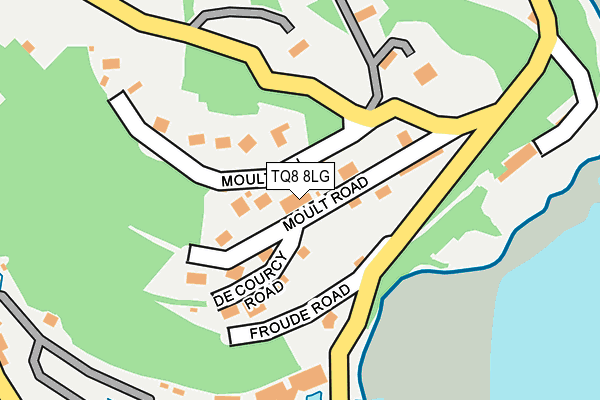 TQ8 8LG map - OS OpenMap – Local (Ordnance Survey) TQ8 8LG map - OS OpenMap – Local (Ordnance Survey)