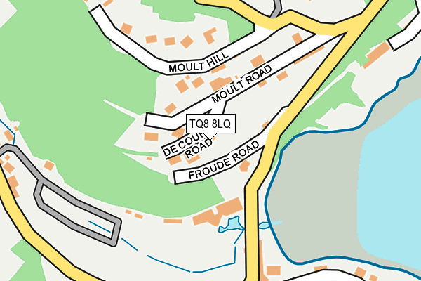 TQ8 8LQ map - OS OpenMap – Local (Ordnance Survey) TQ8 8LQ map - OS OpenMap – Local (Ordnance Survey)