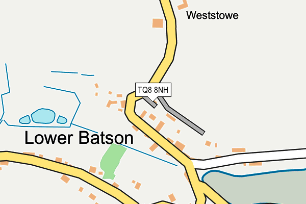 TQ8 8NH map - OS OpenMap – Local (Ordnance Survey) TQ8 8NH map - OS OpenMap – Local (Ordnance Survey)