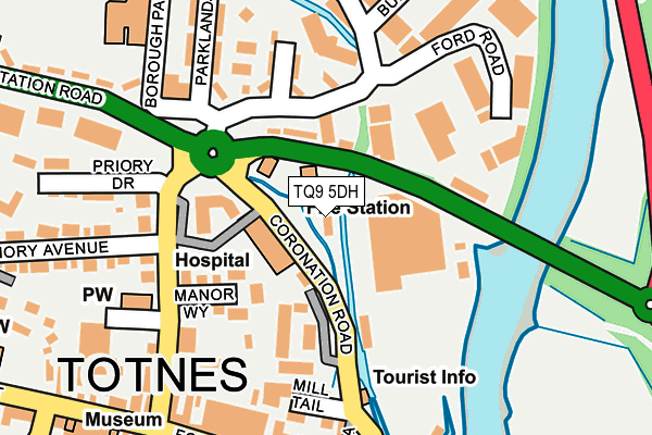 TQ9 5DH map - OS OpenMap – Local (Ordnance Survey) TQ9 5DH map - OS OpenMap – Local (Ordnance Survey)