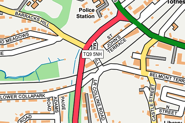 TQ9 5NH map - OS OpenMap – Local (Ordnance Survey) TQ9 5NH map - OS OpenMap – Local (Ordnance Survey)