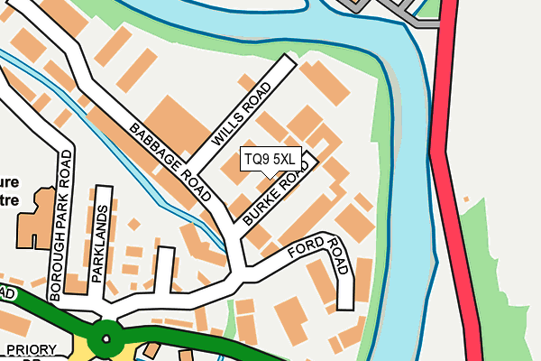 TQ9 5XL map - OS OpenMap – Local (Ordnance Survey) TQ9 5XL map - OS OpenMap – Local (Ordnance Survey)