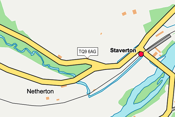 TQ9 6AG map - OS OpenMap – Local (Ordnance Survey) TQ9 6AG map - OS OpenMap – Local (Ordnance Survey)