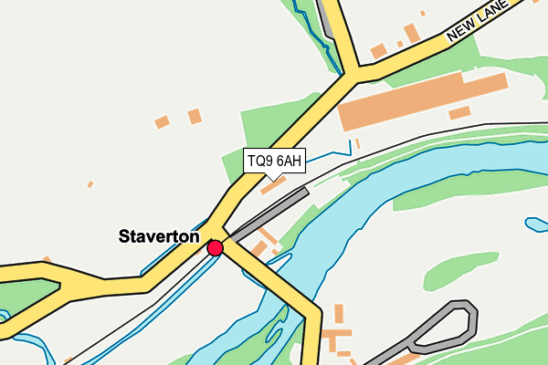 TQ9 6AH map - OS OpenMap – Local (Ordnance Survey) TQ9 6AH map - OS OpenMap – Local (Ordnance Survey)