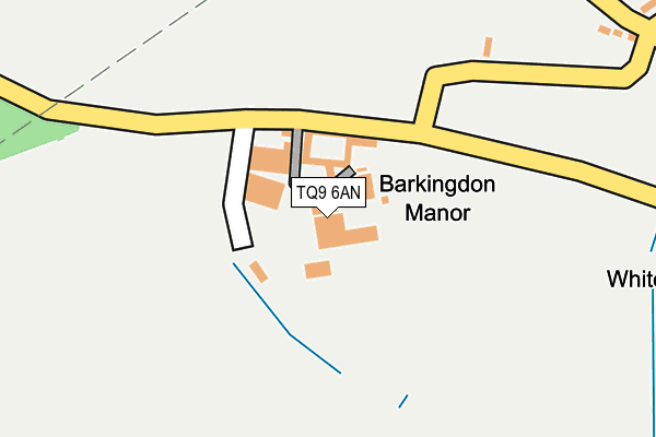 TQ9 6AN map - OS OpenMap – Local (Ordnance Survey) TQ9 6AN map - OS OpenMap – Local (Ordnance Survey)