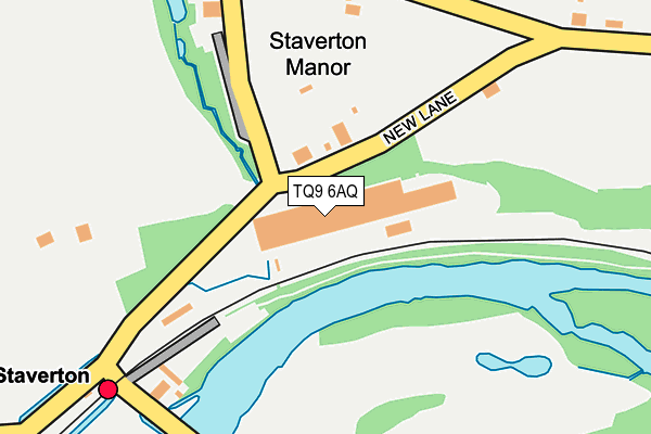TQ9 6AQ map - OS OpenMap – Local (Ordnance Survey) TQ9 6AQ map - OS OpenMap – Local (Ordnance Survey)