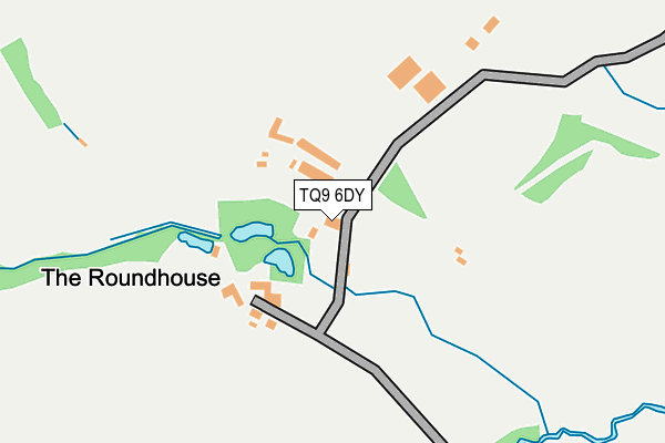 TQ9 6DY map - OS OpenMap – Local (Ordnance Survey) TQ9 6DY map - OS OpenMap – Local (Ordnance Survey)
