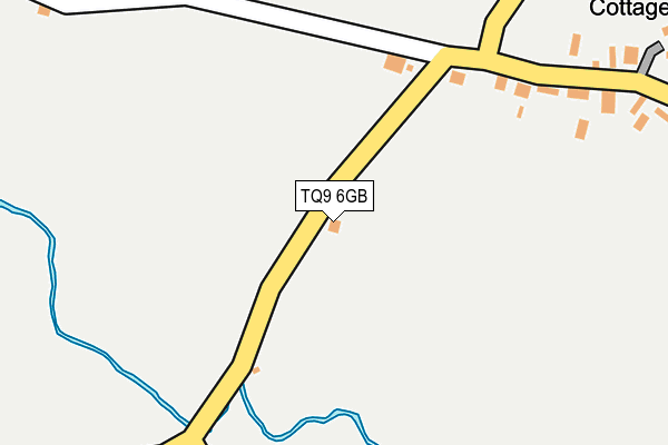 TQ9 6GB map - OS OpenMap – Local (Ordnance Survey)