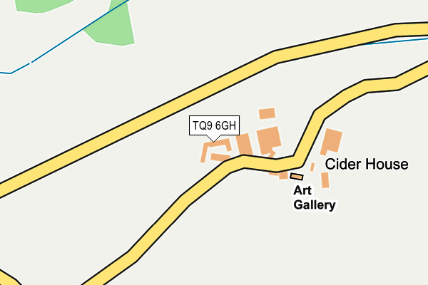 TQ9 6GH map - OS OpenMap – Local (Ordnance Survey)