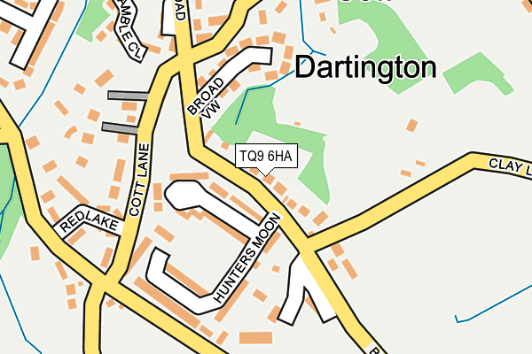 TQ9 6HA map - OS OpenMap – Local (Ordnance Survey) TQ9 6HA map - OS OpenMap – Local (Ordnance Survey)