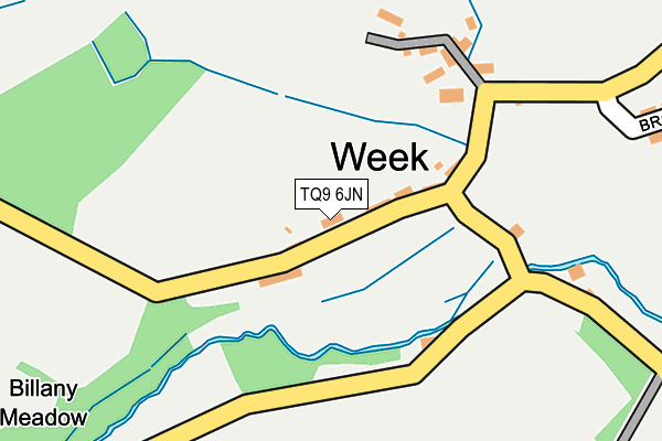 TQ9 6JN map - OS OpenMap – Local (Ordnance Survey) TQ9 6JN map - OS OpenMap – Local (Ordnance Survey)