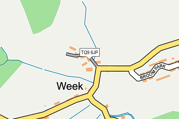 TQ9 6JP map - OS OpenMap – Local (Ordnance Survey) TQ9 6JP map - OS OpenMap – Local (Ordnance Survey)