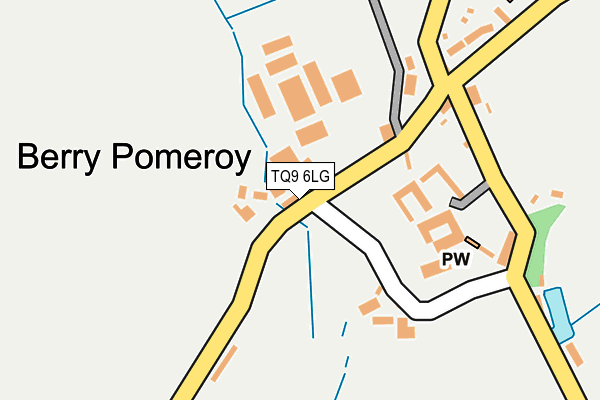 TQ9 6LG map - OS OpenMap – Local (Ordnance Survey) TQ9 6LG map - OS OpenMap – Local (Ordnance Survey)