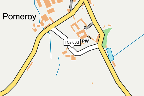 TQ9 6LQ map - OS OpenMap – Local (Ordnance Survey) TQ9 6LQ map - OS OpenMap – Local (Ordnance Survey)
