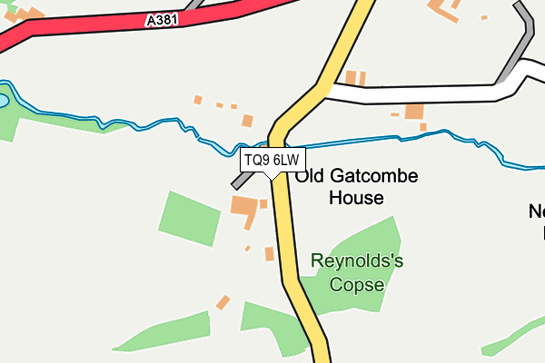 TQ9 6LW map - OS OpenMap – Local (Ordnance Survey)