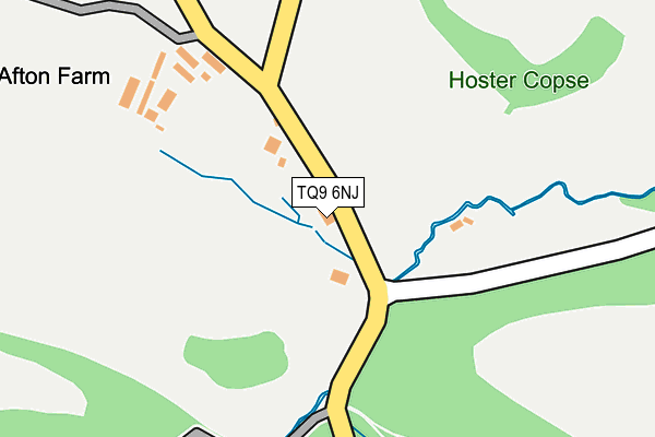 TQ9 6NJ map - OS OpenMap – Local (Ordnance Survey) TQ9 6NJ map - OS OpenMap – Local (Ordnance Survey)