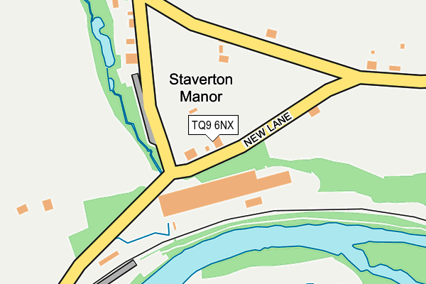 TQ9 6NX map - OS OpenMap – Local (Ordnance Survey)