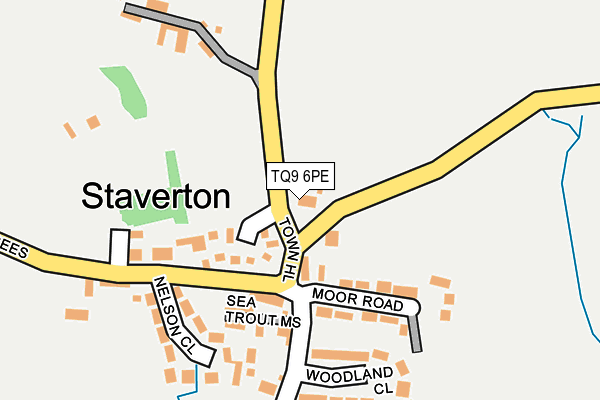 TQ9 6PE map - OS OpenMap – Local (Ordnance Survey) TQ9 6PE map - OS OpenMap – Local (Ordnance Survey)