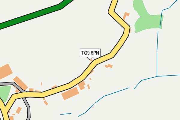 TQ9 6PN map - OS OpenMap – Local (Ordnance Survey) TQ9 6PN map - OS OpenMap – Local (Ordnance Survey)