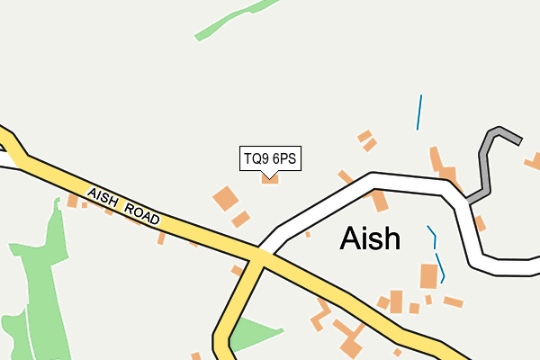 TQ9 6PS map - OS OpenMap – Local (Ordnance Survey)