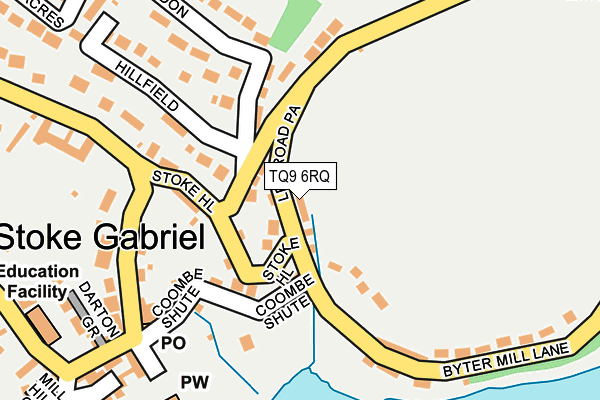 TQ9 6RQ map - OS OpenMap – Local (Ordnance Survey) TQ9 6RQ map - OS OpenMap – Local (Ordnance Survey)