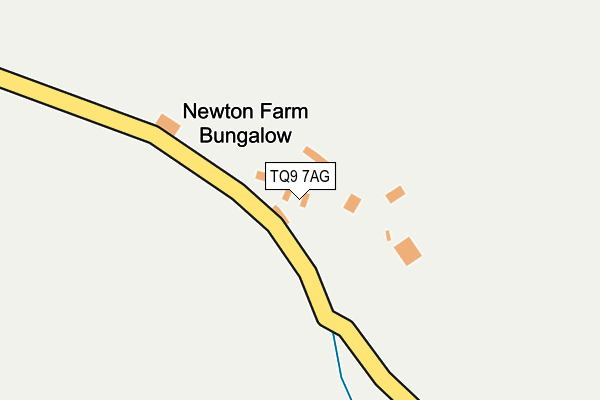 TQ9 7AG map - OS OpenMap – Local (Ordnance Survey) TQ9 7AG map - OS OpenMap – Local (Ordnance Survey)