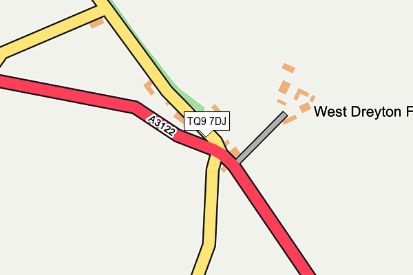 TQ9 7DJ map - OS OpenMap – Local (Ordnance Survey) TQ9 7DJ map - OS OpenMap – Local (Ordnance Survey)