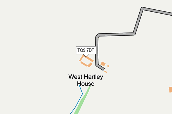 TQ9 7DT map - OS OpenMap – Local (Ordnance Survey) TQ9 7DT map - OS OpenMap – Local (Ordnance Survey)