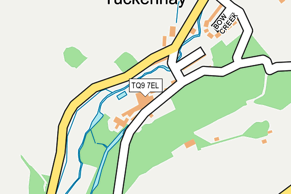 TQ9 7EL map - OS OpenMap – Local (Ordnance Survey) TQ9 7EL map - OS OpenMap – Local (Ordnance Survey)