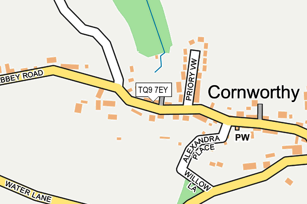 TQ9 7EY map - OS OpenMap – Local (Ordnance Survey)