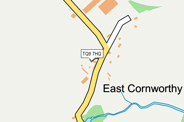 TQ9 7HQ map - OS OpenMap – Local (Ordnance Survey)