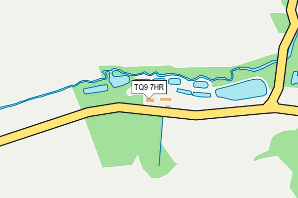 TQ9 7HR map - OS OpenMap – Local (Ordnance Survey) TQ9 7HR map - OS OpenMap – Local (Ordnance Survey)