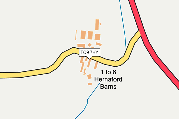TQ9 7HY map - OS OpenMap – Local (Ordnance Survey) TQ9 7HY map - OS OpenMap – Local (Ordnance Survey)
