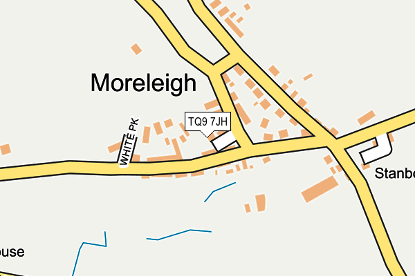 TQ9 7JH map - OS OpenMap – Local (Ordnance Survey) TQ9 7JH map - OS OpenMap – Local (Ordnance Survey)