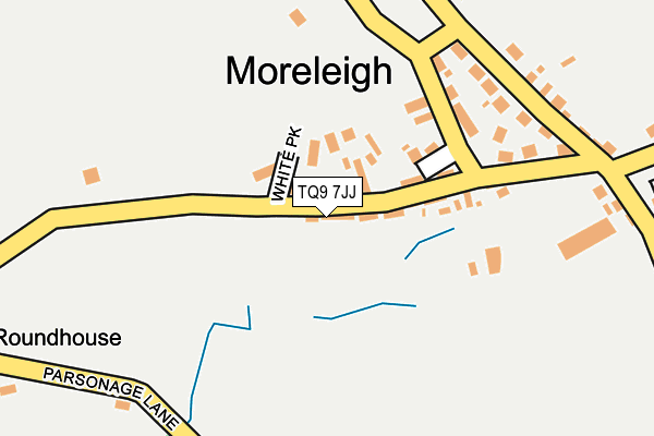 TQ9 7JJ map - OS OpenMap – Local (Ordnance Survey)