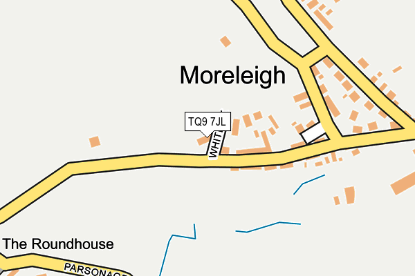 TQ9 7JL map - OS OpenMap – Local (Ordnance Survey) TQ9 7JL map - OS OpenMap – Local (Ordnance Survey)