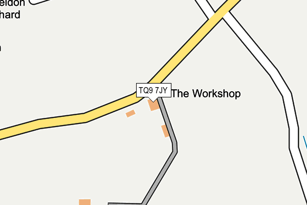 TQ9 7JY map - OS OpenMap – Local (Ordnance Survey)