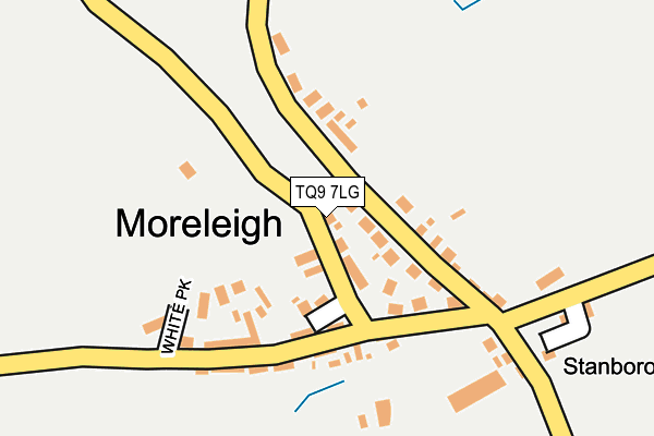 TQ9 7LG map - OS OpenMap – Local (Ordnance Survey) TQ9 7LG map - OS OpenMap – Local (Ordnance Survey)