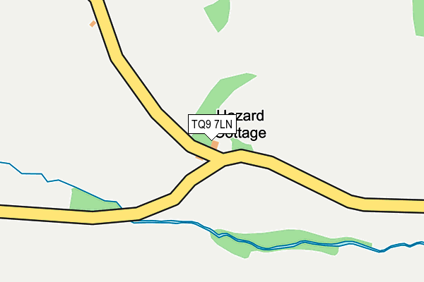 TQ9 7LN map - OS OpenMap – Local (Ordnance Survey) TQ9 7LN map - OS OpenMap – Local (Ordnance Survey)