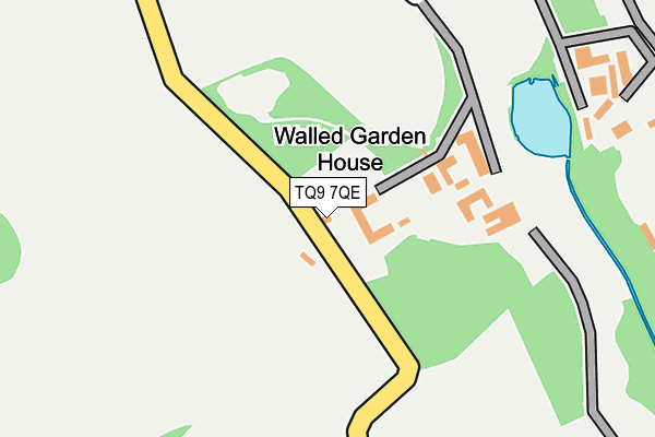 TQ9 7QE map - OS OpenMap – Local (Ordnance Survey)